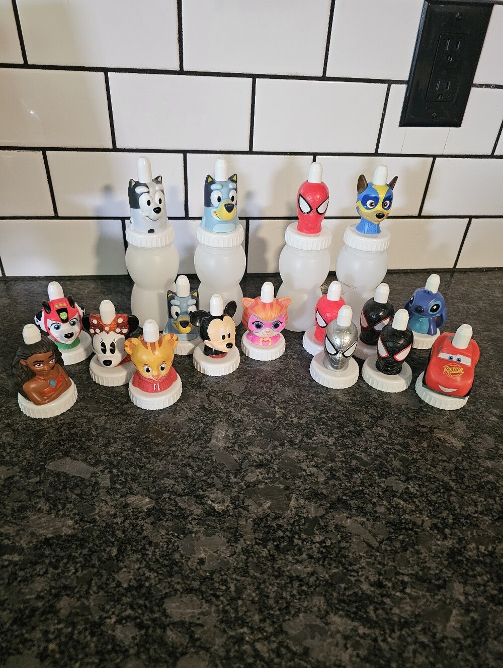 Good 2 Grow Topper Lot Disney‎ Marvel Bluey Daniel Cars Moana Mickey Minnie Paw